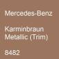 Preview: Mercedes-Benz, Karminbraun Metallic (Trim), 8482.